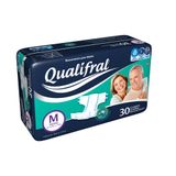 Fralda Geriátrica Qualifral Econômico M 30 Unidades