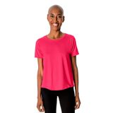 Blusa Feminina Malha Delicate Básica Rovitex Rosa P