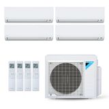 Ar-condicionado Multi Split Inverter Daikin 34.000 Btus (2x Evap Hw 9.000 + 1x Evap Hw 12.000 + 1x 24000) Quente/frio 220v