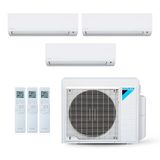 Ar-condicionado Multi Split Inverter Daikin 34.000 Btus (2x Evap Hw 12.000 + 1x Evap Hw 18.000) Quente/frio 220v