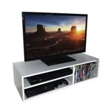 Rack Sala Suspenso Branco Mdf