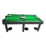 Mesinha De Sinuca Infantil Snooker Brilhar Com 02 Tacos