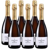 Espumante Brut 750Ml Fausto De Pizzato - Kit com  6