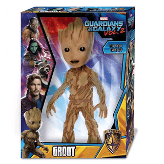 Boneco Star Lord E Groot 30cm Guardiões Da Galáxia 3 Marvel