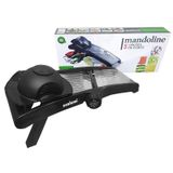 Cortador Fatiador Mandoline Com 5 Cortes Ecolumi Preto