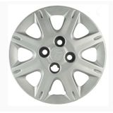 4x Calota Uno Way 09/ Aro 13 Polegadas Parafuso Cubo Baixo Emblema Fiat