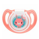 Chupeta Fisher Silicone Soft 6 A 18 Meses First Moments Tam. 2 Rosa 1 Unidade Com Case Esterilizador