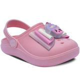 Babuche Infantil Cupcake 19ao36 Sandalia Menina Leve 12.103 Cor:rosa,tamanho:25/26