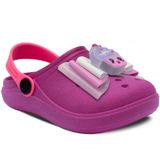 Babuche Infantil Cupcake 19ao36 Sandalia Menina Leve 12.103 Cor:pink,tamanho:25/26