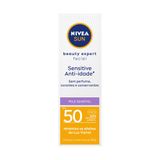 Protetor Solar Facial Nivea Beauty Expert Sensitive Anti-idade Fps 50 Com 50g