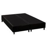 Cama Box Base Queen Universal Courano Black 158x198x20 Costa Rica