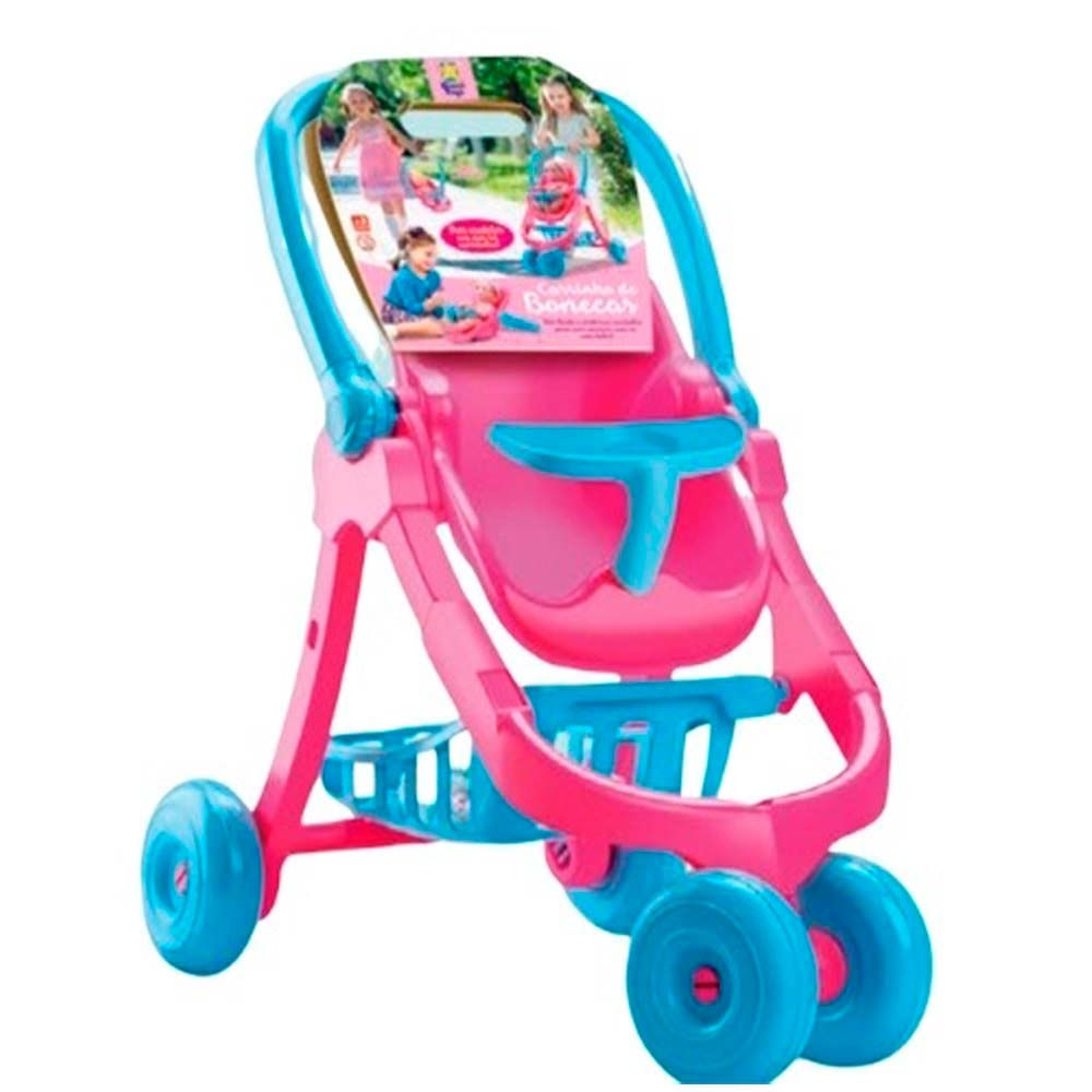 Carrinho De Boneca Bebe Conforto Cadeirinha 3 Em 1 Divertoys