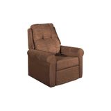 Poltrona Reclinável P/ Sala  Mh1216 Slim Two Way Suede Castor - Herval