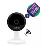 Câmera Segurança Inteligente De Video Interna Im1 Wi-fi Hd Com Cartão Micro-sd 32gb Intelbras