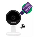 Camera Interna Babá Eletrônica Wi-fi Hd Im1 Visão Noturna Com Cartão Micro-sd 32gb Intelbras