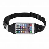 Pochete Fitness Cinto Para Corrida E Exercicios Impermeavel Para Celular E Documentos Preto