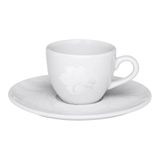 Xicara Com Pires Coup Blanc Oxford® Porcelana 200ml