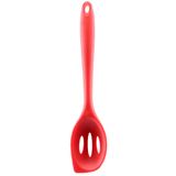 Colher Vazada Silicone Vermelho 27cm