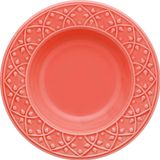 Prato Fundo Mendi Coral Oxford® Cerâmica 23cm