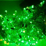 Pisca Cordão De Luz Fio De Luzes Led Verde 10 Metros 220v