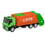 Brinquedo Caminhão Iveco Tector Coletor Laranja