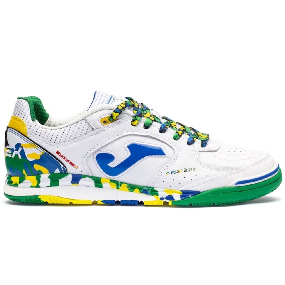 Chuteira Futsal Joma Top Flex Rebound Branco-masculino