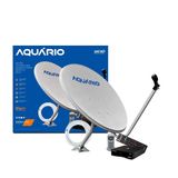 Kit Antena Parabolica Aquario Digital 60cm Banda Ku Dth-9060