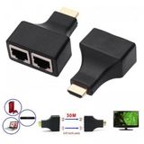 Adaptador Hdmi  ate  30 Metros Cabo De Rede Utp Rj45 Cat5