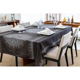 Toalha De Mesa Retangular Anti Manchas Aleat 2,00x1,48m -6 Lugares