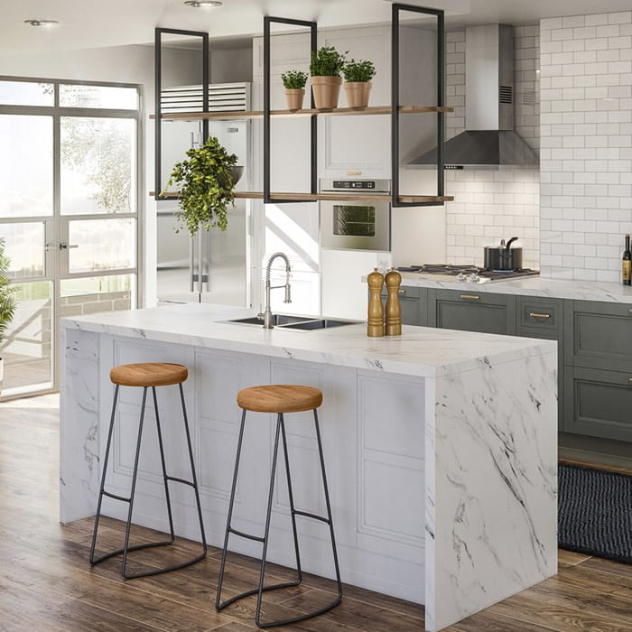 Kit 2 Banqueta E Prateleira Teto Peroba Demol Preto Aurum Dhom