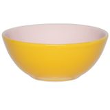 Tigela Bowl Bicolor Rosa E Amarelo Oxford® Cerâmica 600ml