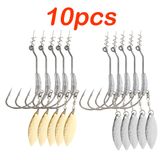 Jig Cabeça Gancho De Peixe 10pcs 2g 3g 4g Ganchos De Pesca Com Mola
