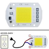 Led Cob Luzes Bead 50w Luz Branca Ac 220v 240v Smart Ic Não