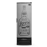 Refrigerador De Bebidas Gelopar Vertical 410 Litros Inox 220v Grba-400