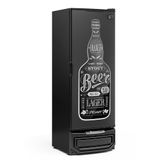 Refrigerador De Bebidas Gelopar Vertical 410 Litros Preto 127v Grba-400