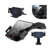 Suporte Do Carregador De Carro Sem Fio Compatível Com Galaxy Z Fold 3/fold 2, Saídas De Ar E Painel Carga Rápida Qi De 15w
