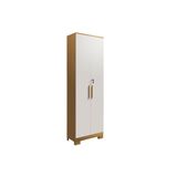 Multiuso De Cozinha Bordo 2 Portas C/ Chave 32cm Amendoa/off White - Ronipa