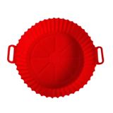 Forma Cesto De Silicone Airfryer Forro Protetor Reutilizável