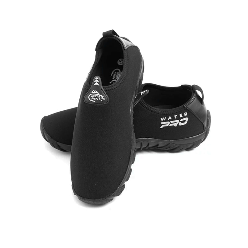 Sapatilha Esportiva Bad Fish Water Pro Preto Neoprene Sola Emborrachada
