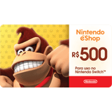 Gift Card Digital Nintendo 500 BRL