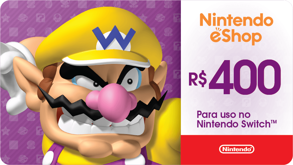 Gift Card Digital Nintendo R$ 400