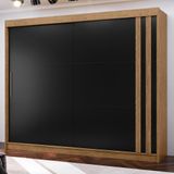 Guarda-roupa Casal 2 Portas 4 Gav 100% Mdf Mx Móveis Seul