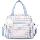 Bolsa Maternidade Média Hug Linha Grid Azul Bebê B10702
