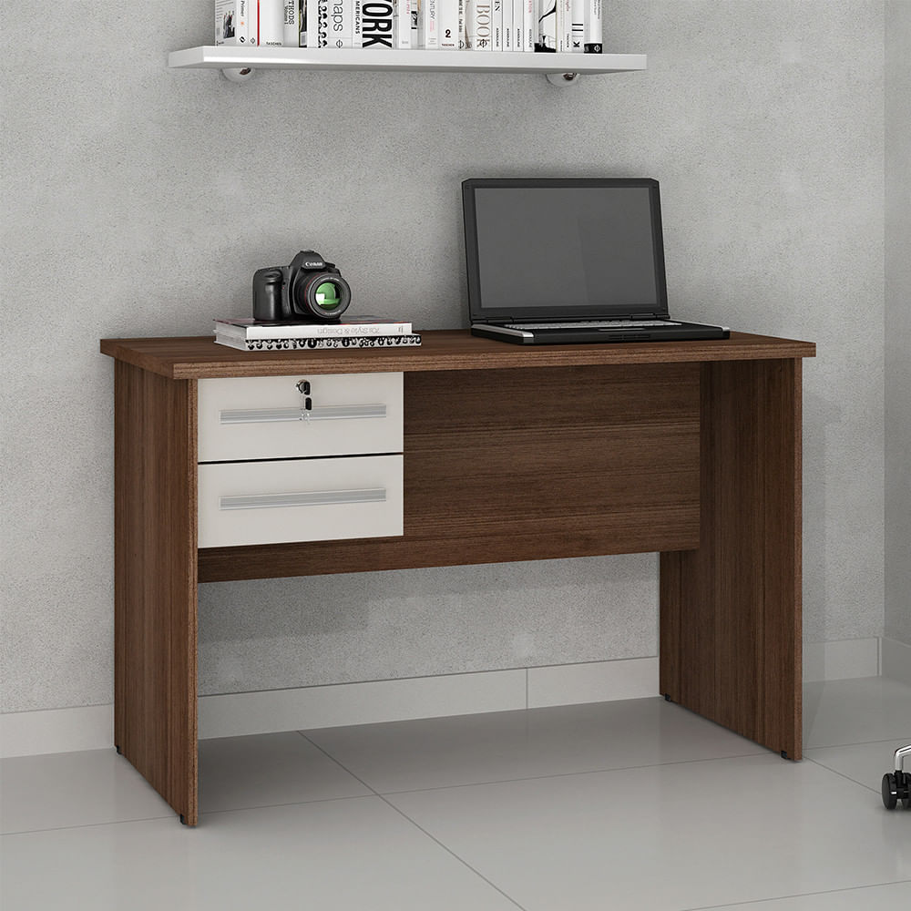 Mesa Para Computador 2 Gavetas Byte Valdemóveis