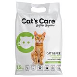 Granulado Higiênico Cat&#39;s Care Fibra De Celulose Para Gatos - 1,5 Kg