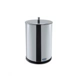 Lixeira Inox Tampa 7,8litros Decorlinelixeiras  18,5x32cm