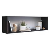 Prateleira Organizadora 120cm Multimóveis Cr45203 Preta