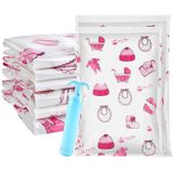 3 Pacotes Jumbo Sacos De Armazenamento A Vácuo Para Edredons, Cama - Sacos De Poupança De Espaço Reutilizáveis, Sacos De Armazenamento Vaccu