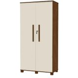 Multiuso Organizador Dacar 2 Portas Com Chaves Canela/off White