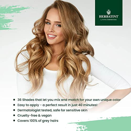 Gel de cor de cabelo permanente herbatint 7n loiro 4 56 on as carrefour